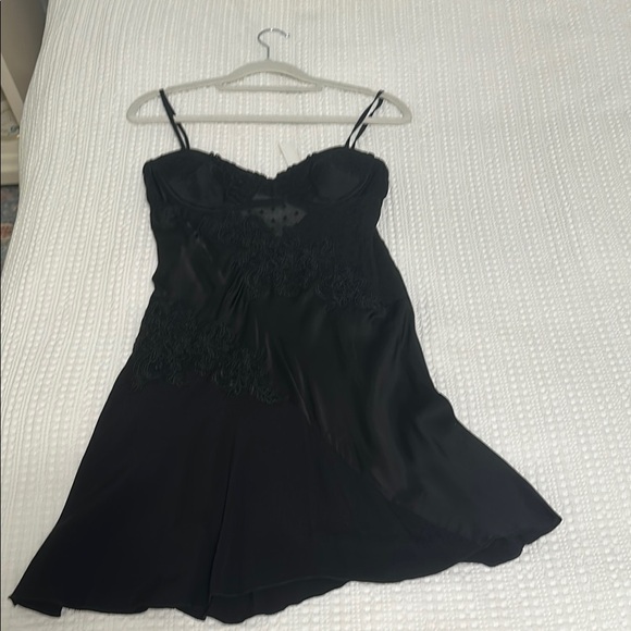 Rumored | Dresses | Nwt Rumored Black Lace Slip Dress | Poshmark